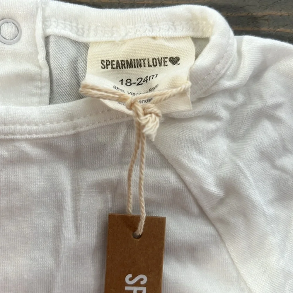 Spearmint Love long sleeve skirted onesie NWT - Picture 2 of 3